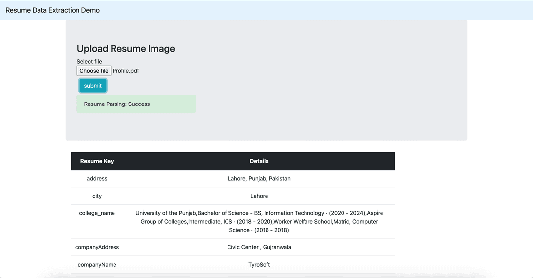 Resume Parser